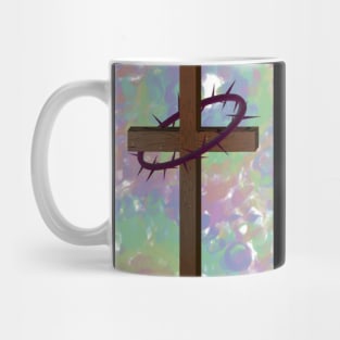 Cross Pastel Tie Dye Mug